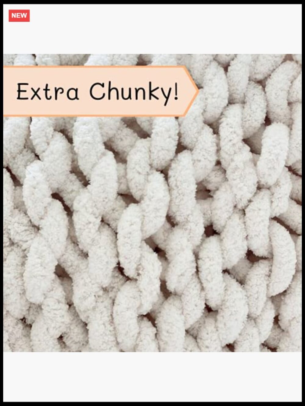 Hand Knit Chunky Throw Blanket Chenille Yarn Super Soft - Picture 5 of 6